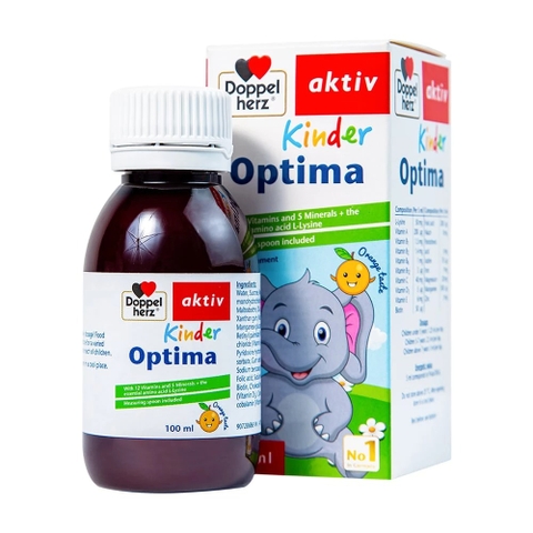 Kinder Optima Doppelherz - Giúp trẻ ăn ngon, tăng cường tiêu hóa