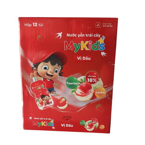Nước yến trái cây Mykids vị dâu