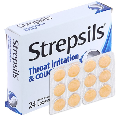 Strepsils throat irritation & cough h/24 viên