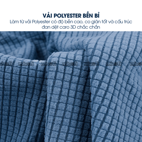 Bọc Ghế Xoay Văn Phòng Micofi Gaming, Vỏ Bọc Bằng Vải Bao Đệm Và Lưng Ghế Ngồi Xếp Chống Bụi Co Giãn Bảo Vệ Tốt