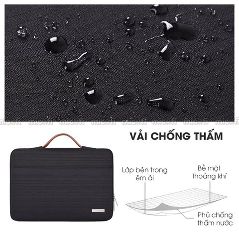 Túi Đựng Laptop Chống Sốc Micofi Bảo Vệ Máy Tính Đệm 3D Dày