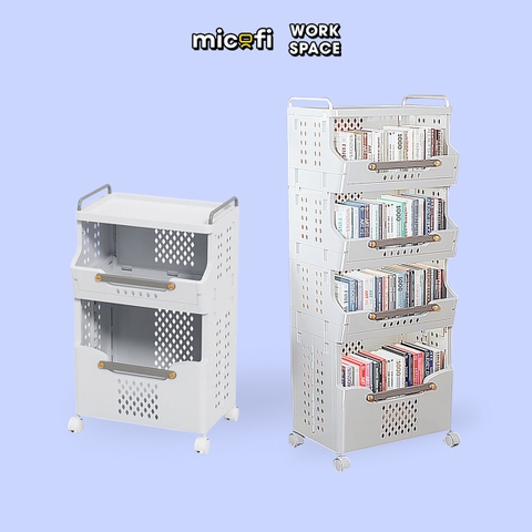 Kệ Nhựa Để Đồ Micofi Đựng Đồ Đa Năng Gấp Gọn