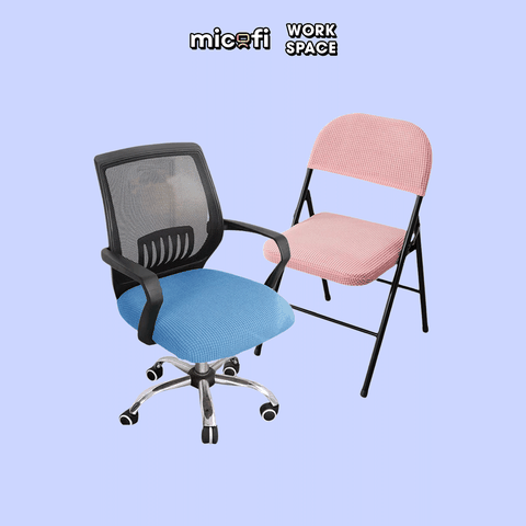 Bọc Ghế Xoay Văn Phòng Micofi Gaming, Vỏ Bọc Bằng Vải Bao Đệm Và Lưng Ghế Ngồi Xếp Chống Bụi Co Giãn Bảo Vệ Tốt
