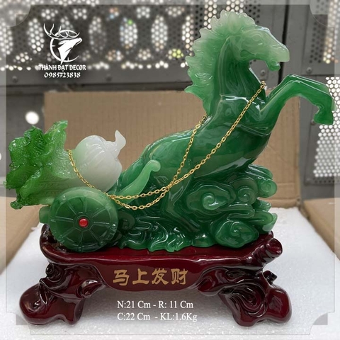 Tượng Ngựa Phong Thủy Dành Cho Người Tuổi Ngọ, Trang Trí Nhà Cửa, Quà Tặng Tân Gia Khai Trương, Mã Đáo Thành Công.