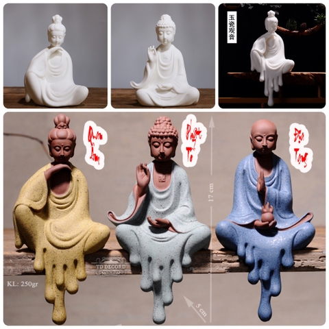 Tượng Phật Quan Âm , Phật Tổ , Địa Tạng Vương Bồ Tát , Tam Thế Phật Bằng Gốm