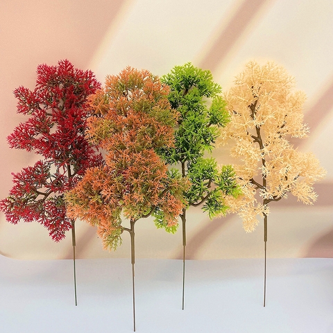 Cành Cây Lá Bách, lá Tùng Bằng Nhựa KT 15x36cm , Dùng Trang Trí Cây Cảnh, Lũa bonsai Tiểu Cảnh, Hồ Cá Thủy Sinh