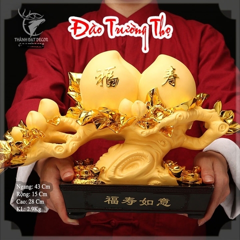 Cây Đào Tiên Trường Thọ Quà Tặng Mừng Thọ Ý Nghĩa Cho Ông Bà Cha Mẹ , Người Lớn Tuổi