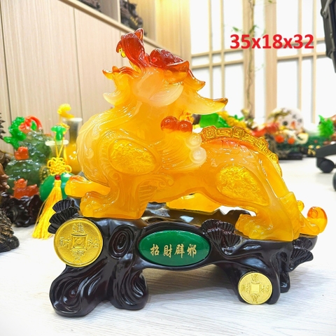 Tượng Tỳ Hưu Kéo Bắp Cải, Cóc Ngậm Tiền Phong Thuỷ Dùng Trang Trí Nội Thất