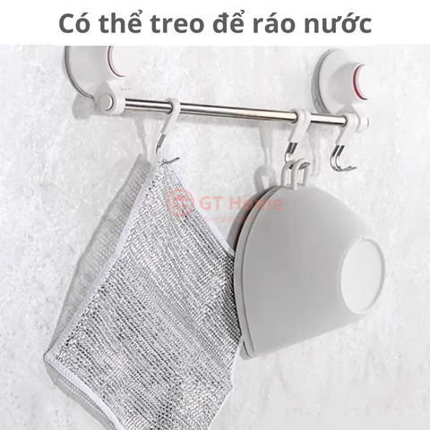 Giẻ bạc rửa chén đa năng