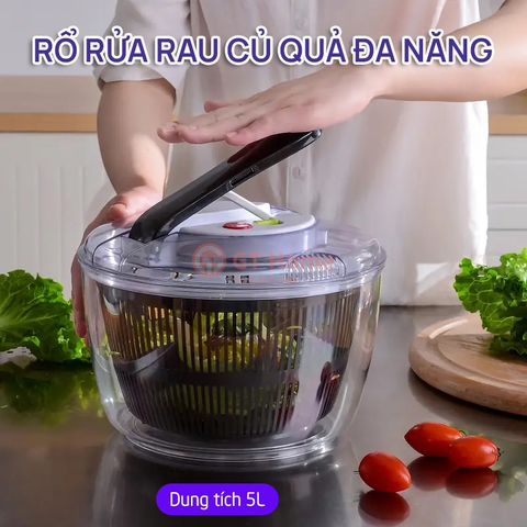 Rổ quay vắt rau