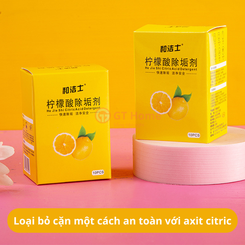 Bột tẩy cặn máy đun nước, máy tiệt trùng hơi nước
