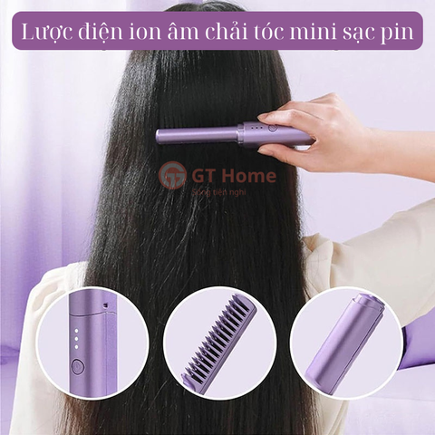Lược điện sạc pin