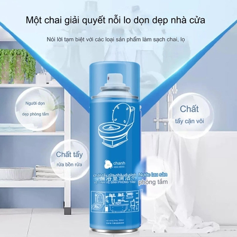 Chai xịt bọt tuyết vệ sinh WC