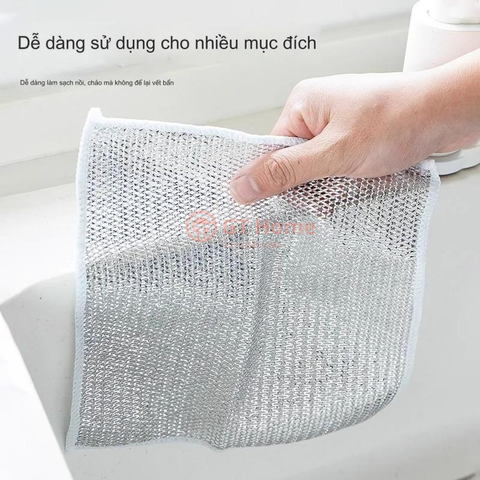 Giẻ bạc rửa chén đa năng