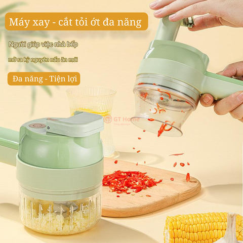 Máy cắt - xay tỏi ớt đa năng