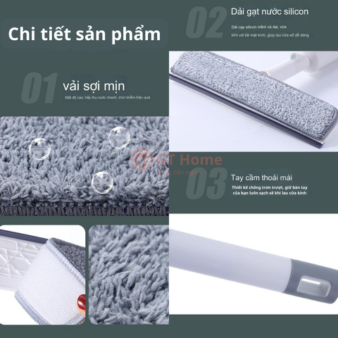 Cây lau kính xịt nước