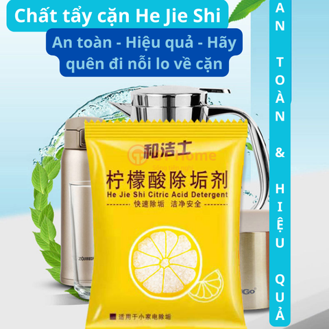 Bột tẩy cặn bình nước
