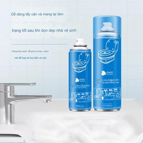 Chai xịt bọt tuyết vệ sinh WC