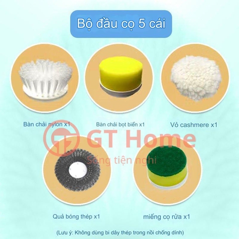 Máy cọ rửa cầm tay đa năng sạc pin