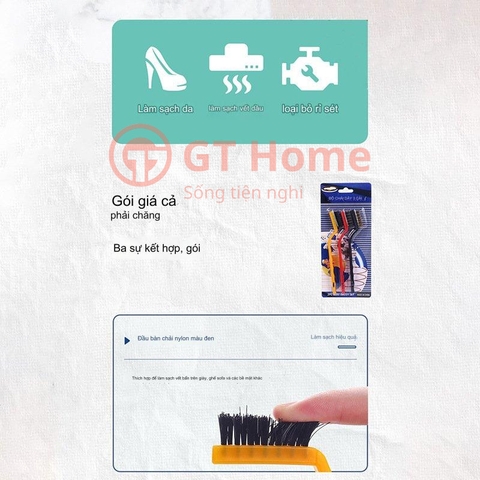 Bộ 3 bàn chải vệ sinh nhà bếp