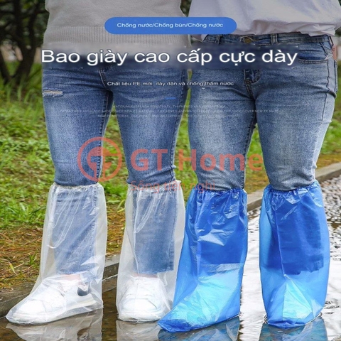 Ủng PE đi mưa 1 lần