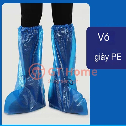 Ủng PE đi mưa 1 lần