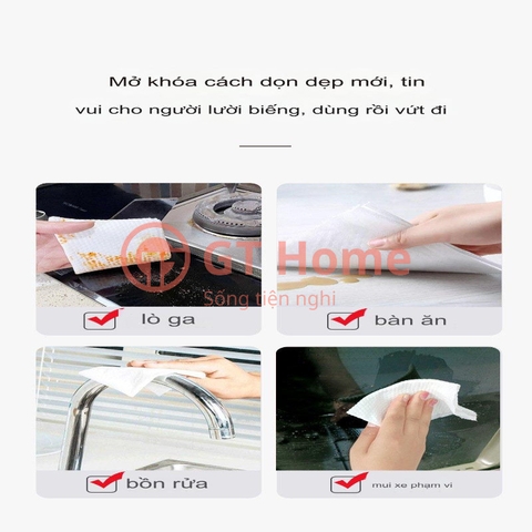 Khăn ướt lau bếp 80 tờ