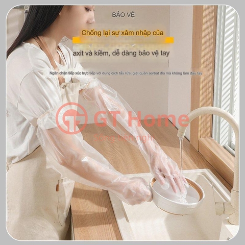 Găng tay đa năng CPE 60cm siêu bền
