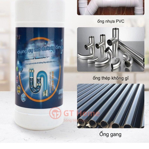 Bột thông tắc cống, bồn cầu