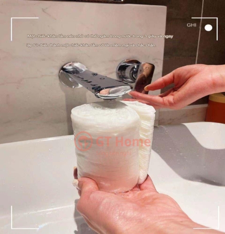 Khăn tắm nén dùng 1 lần