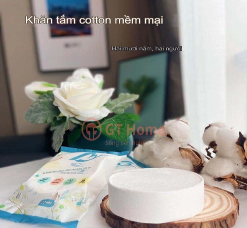 Khăn tắm nén dùng 1 lần