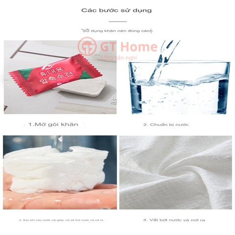 Khăn tắm nén dùng 1 lần