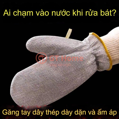 Găng tay bạc rửa chén đa năng