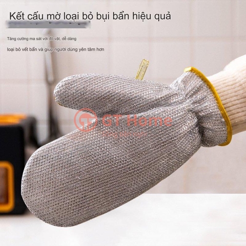 Găng tay bạc rửa chén đa năng