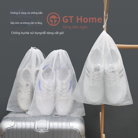 Túi đựng giày chống bụi có dây rút