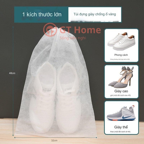 Túi đựng giày chống bụi có dây rút