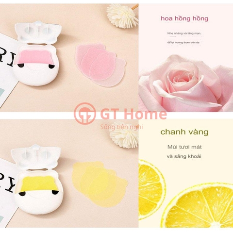 Xà phòng giấy du lịch dùng 1 lần
