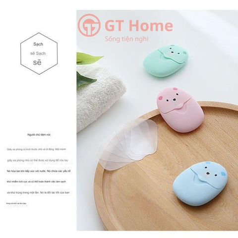 Xà phòng giấy du lịch dùng 1 lần