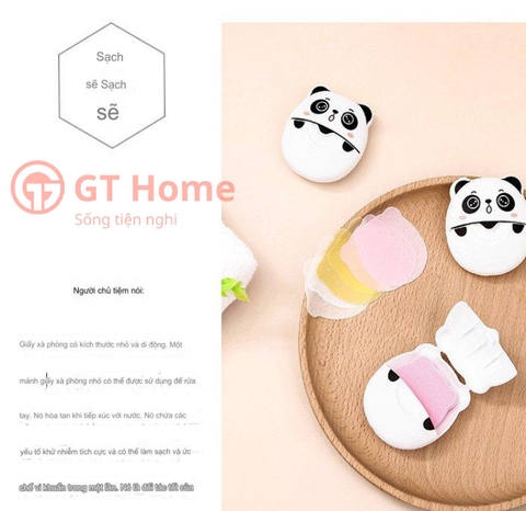 Xà phòng giấy du lịch dùng 1 lần