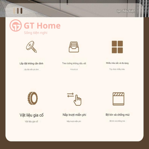 Thùng rác gắn tủ bếp