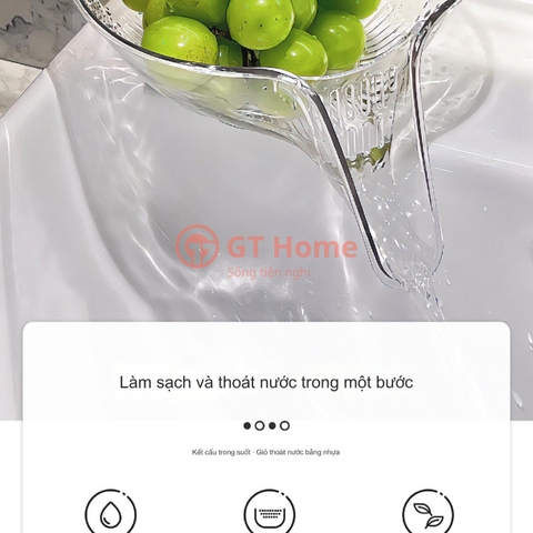 Rổ thoát nước - rửa rau củ quả