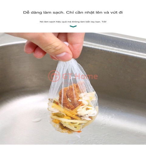 100 túi lưới lọc rác bồn rửa chén