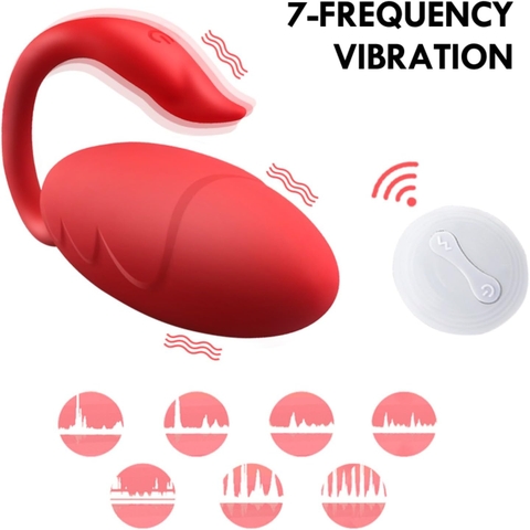 Trứng rung flamingo Joker 7 tần số rung