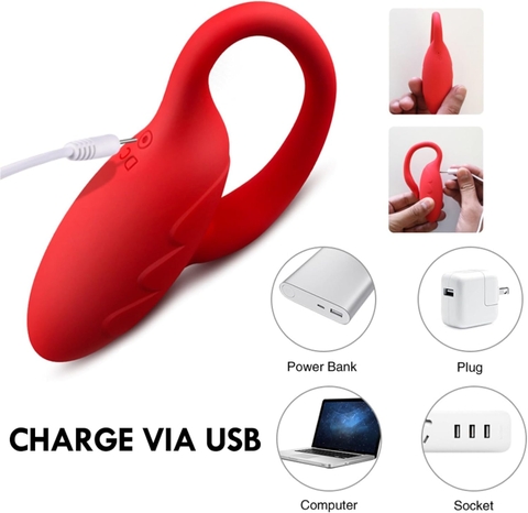 Trứng rung flamingo Joker 7 tần số rung