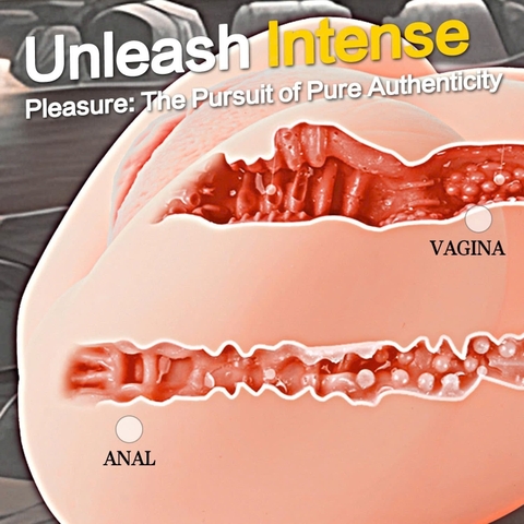 Âm đạo giả 1kg6 mềm mại có lỗ hậu ADF226