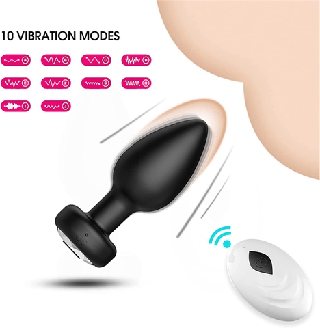 Anal plug rung mát xa AV005