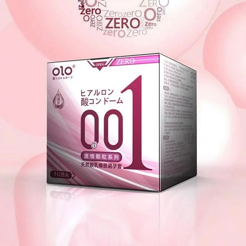 Bao cao su siêu mỏng 001 hộp vuông