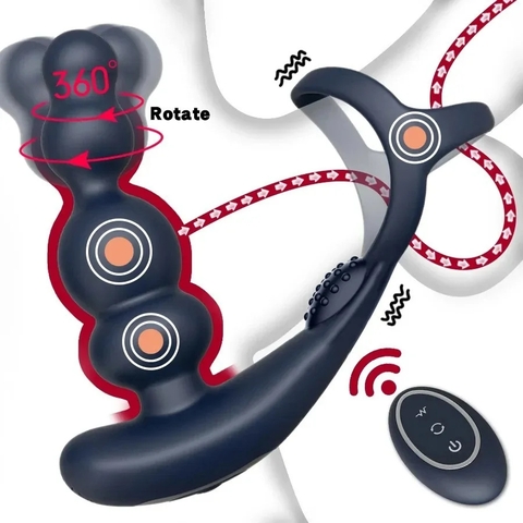 Butt plug rung ngoáy massage hậu môn Edgar