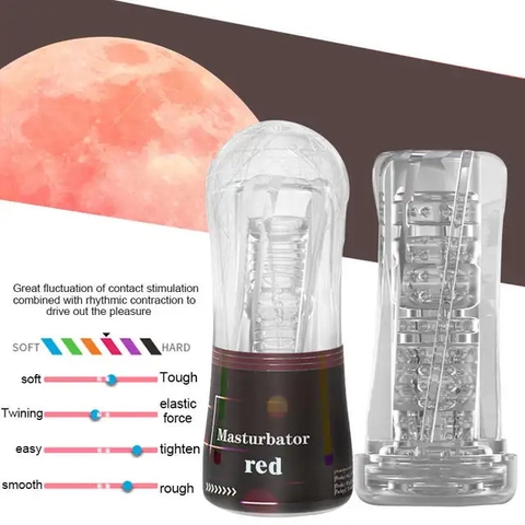 Cốc thủ dâm trong suốt chính hãng Moonuo