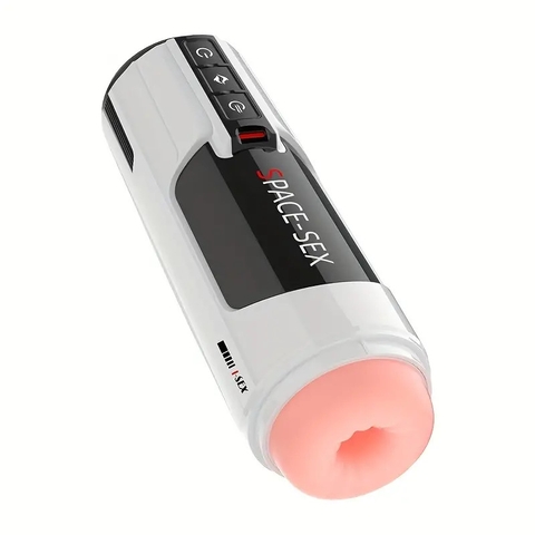 Cốc thủ dâm tự động Space Sex có sưởi ấm, rên rỉ gợi dục